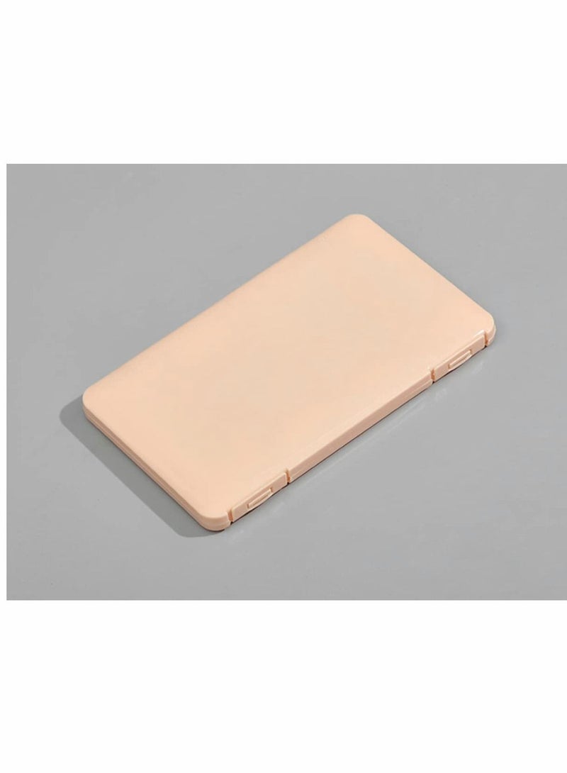 Y&D Portable Dustproof Face Mask Holder Storage Container Plastic Seal Box Case Box, 2 Pcs Masks Clip Keeper Organizer - Image 3