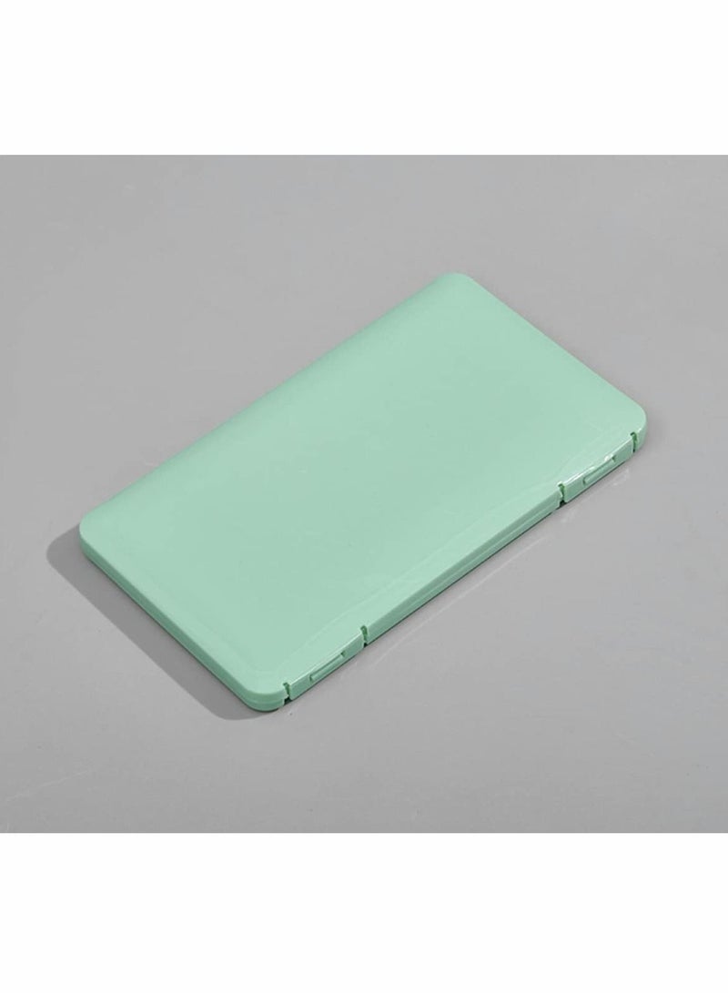 Y&D Portable Dustproof Face Mask Holder Storage Container Plastic Seal Box Case Box, 2 Pcs Masks Clip Keeper Organizer - Image 4