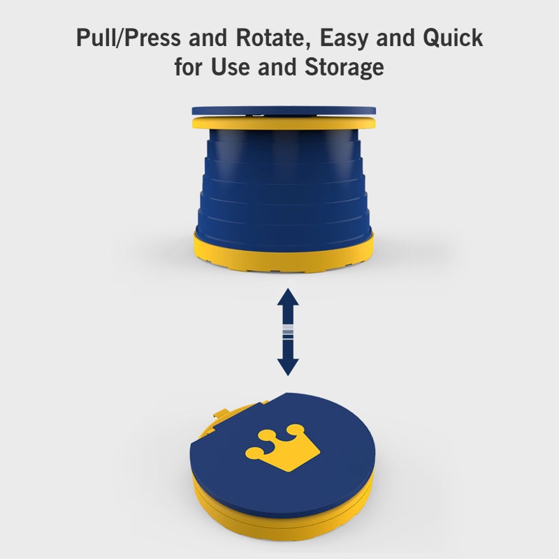 Foldable Baby Toilet: BPA-Free PP Material, Spine-Protective Design - Compact Travel-Friendly Portable Stool for Baby Emergency Outdoor Indoor Use - Image 3