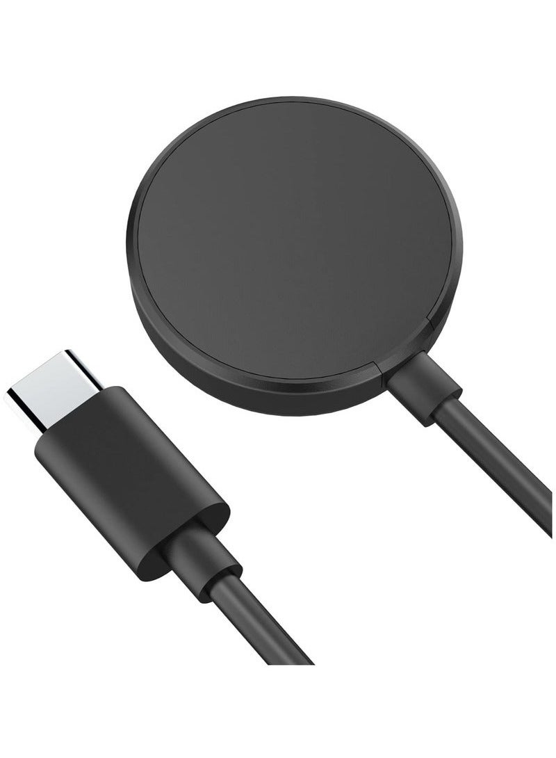 HablTech 100cm Magnetic Charger for Samsung Galaxy Watch 8/Watch 8 Classic/Ultra,Watch 7/Watch 7 Classic,Watch 6/Watch 6 Classic,Watch 5/Watch 5 Pro,Watch 4/Watch 4 Classic,Watch 3/Active 1/Active 2,Type C Charging Cable Stand Dock Accessories - Image 1