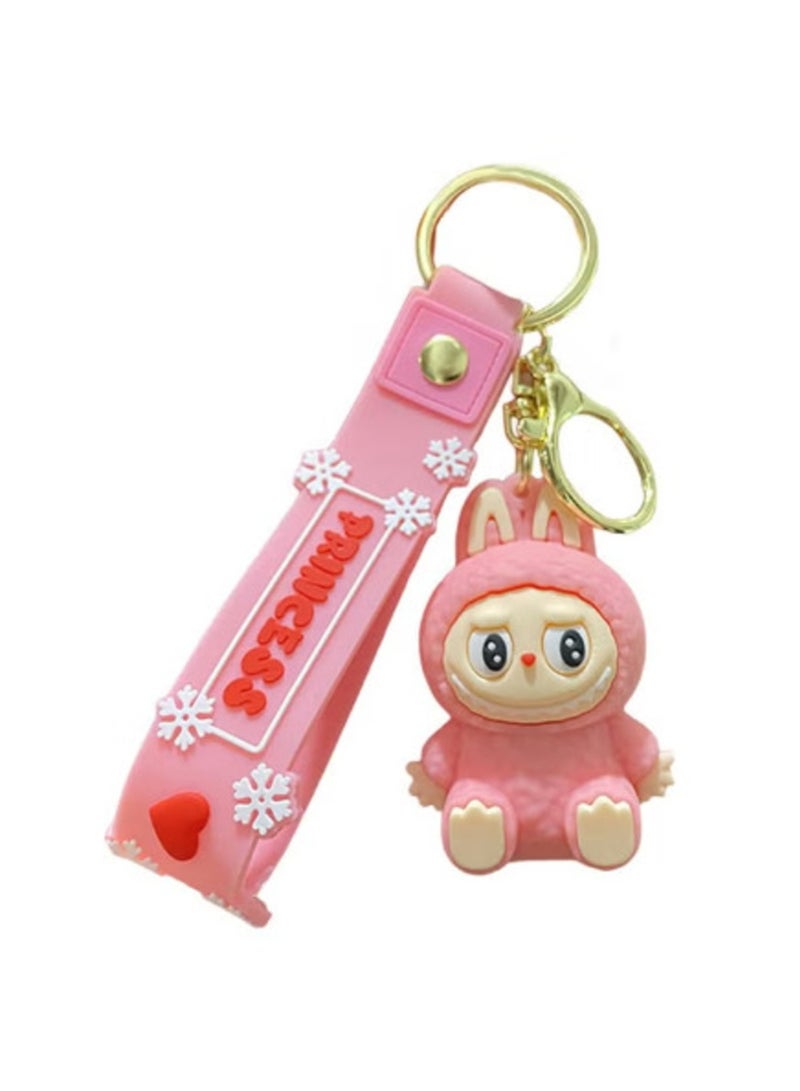 Labubu Keychain Cute Kawaii Monster Doll - Cool Pendant Accessories, Key Ring for Purse, Backpack, Car Charms for unisex, adult and Teen - Image 1