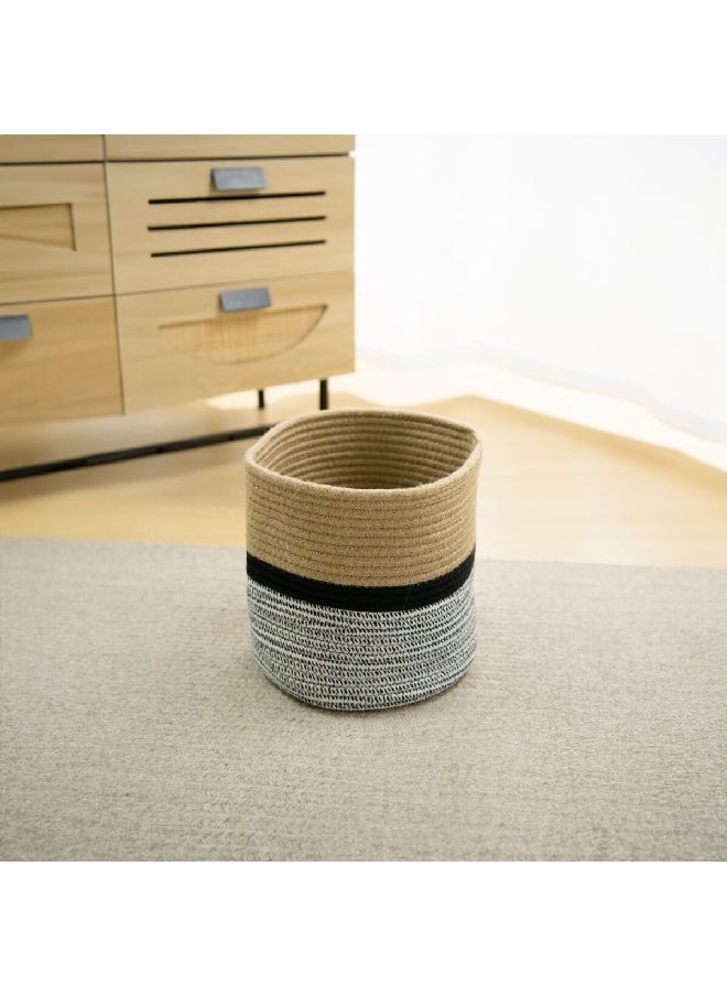 HONEYBEE - Space-Saving Durable and Lightweight Storage Basket Multicolour 25 x 24 x 24 cm SB0190A-L - Image 1
