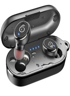 TOZO TOZO T10 Bluetooth 5.3 Wireless Earbuds with Wireless Charging Case IPX8 Waterproof Stereo Headphones in Ear Built in Mic Headset Premium Sound with Deep Bass for Sport Black (2022 Upgraded)  - Image 1