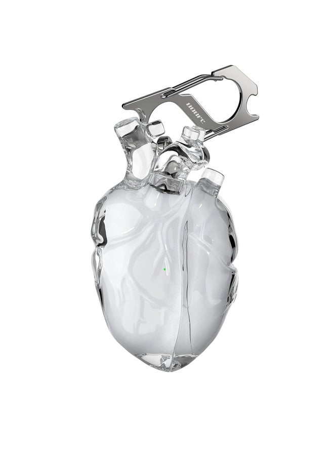 808FC Heart Is Suitable For Airpodspro2/3/4 Earphone Shell Liquid Silicone Protective Cover Anti-fall Cross-border-Colour:Transparent Powder-Applicable Model:Airpods 4th Generation  - Image 4
