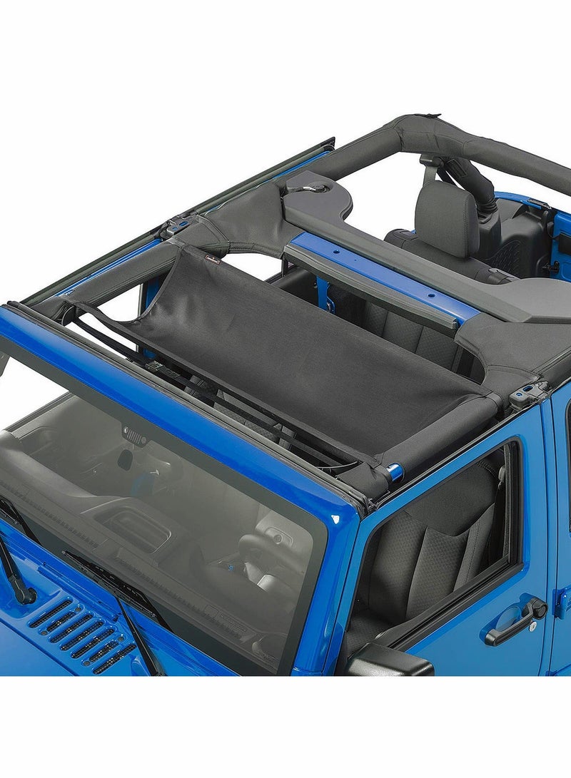Generic Car Roof Hammock, Compatible with Jeep Gladiator JT & Jeep Wrangler YJ, TJ, JK, JKU, JL, JLU 1987-2020 4-Door and 2-Door  - Image 2