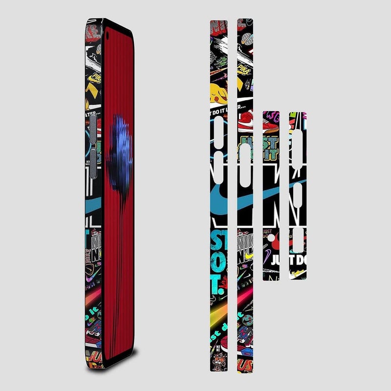 FCS ملصق جانبي من الفينيل لغطاء الجوانب متوافق مع آيفون 13 | ملصقات فيلم كروم | ملصق واقي جانبي من الفينيل (-40) - Image 1