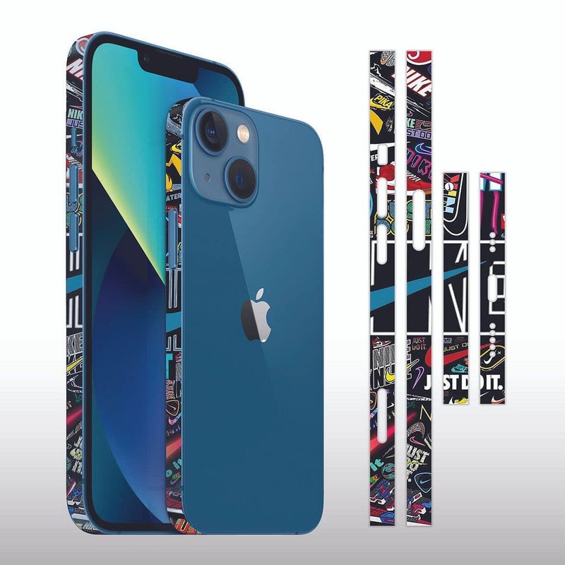 FCS ملصق جانبي من الفينيل لغطاء الجوانب متوافق مع آيفون 13 | ملصقات فيلم كروم | ملصق واقي جانبي من الفينيل (-40) - Image 2