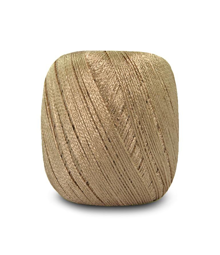 CÃRCULO CIRCULO Encanto Slim Yarn 100% Viscose - Luxury & Shine - Sport Weight Yarn - 262 yds, 3.52 oz - Color 7031 - Liquor - Image 2