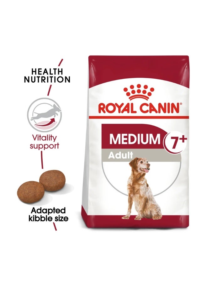 رويال كانين طعام الكلاب الجاف رويال كانين سايز هيلث متوسط ​​للبالغين 7 سنوات فأكثر - 4 كجم - Image 2