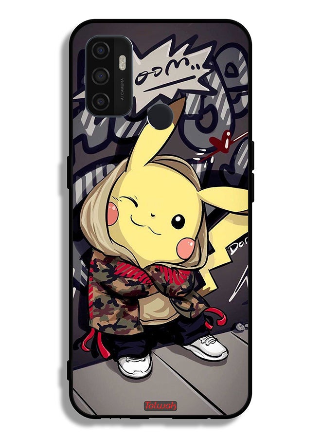 Tolwak Oppo A32 Protective Case Cover Pichku Art - Image 2