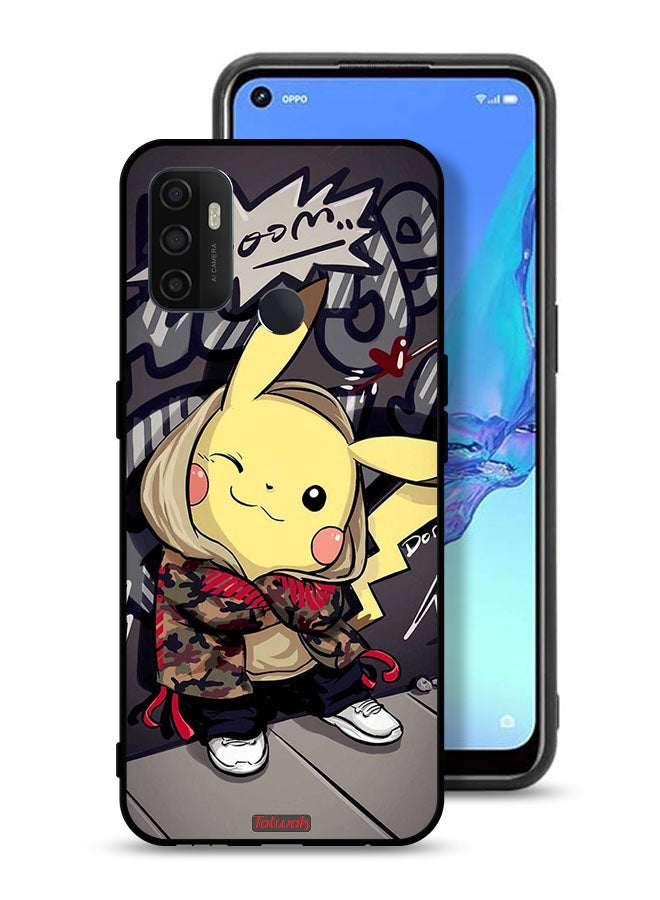 Tolwak Oppo A32 Protective Case Cover Pichku Art - Image 1
