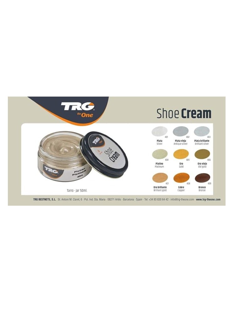TRG Metallic Shoe Cream # 403 Brilliant Silver 50ml - Image 3