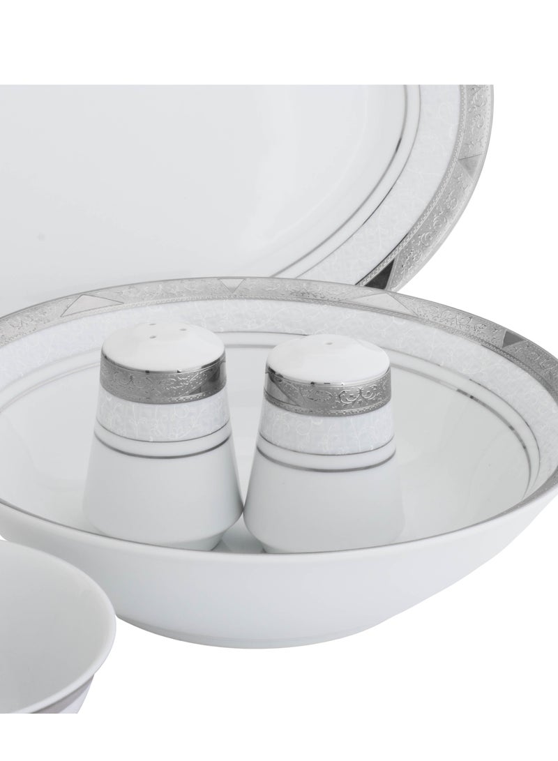 كازا روزا طقم عشاء من البورسلين 32 قطعة لـ 6 أشخاص - Image 5