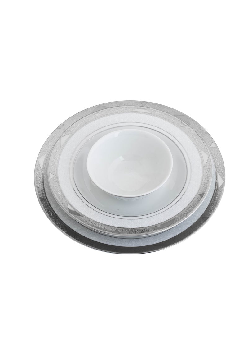 كازا روزا طقم عشاء من البورسلين 32 قطعة لـ 6 أشخاص - Image 2