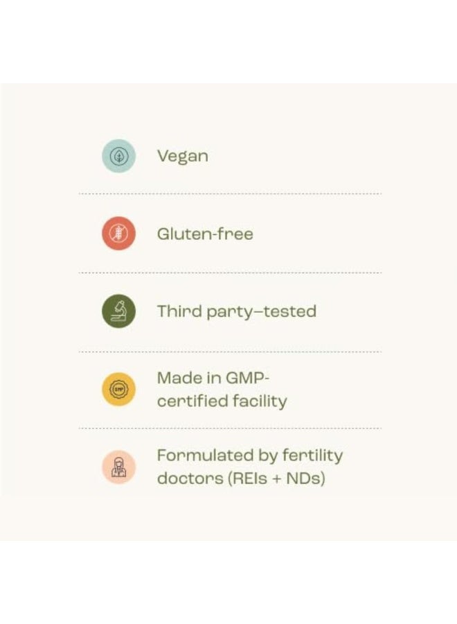 Ovasave Power Prenatal 240 capsules for female Fertility Support with CoQ10 600mg, NAC, Zinc, L-Carnitine, Folate, Selenium & DHA - Fertility Doctor-Developed, 8 Capsules Daily Sachet, 30-Day Supply - Image 3