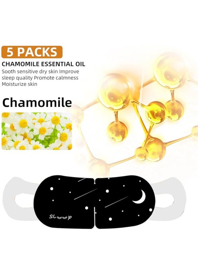 general 20 packs of steam eye masks Eye Warmers Self-heating eye masks Sleeping mask Dry eye fatigue heated eye mask Disposable moist heat compress eye mask A great gift for men and women - Image 2