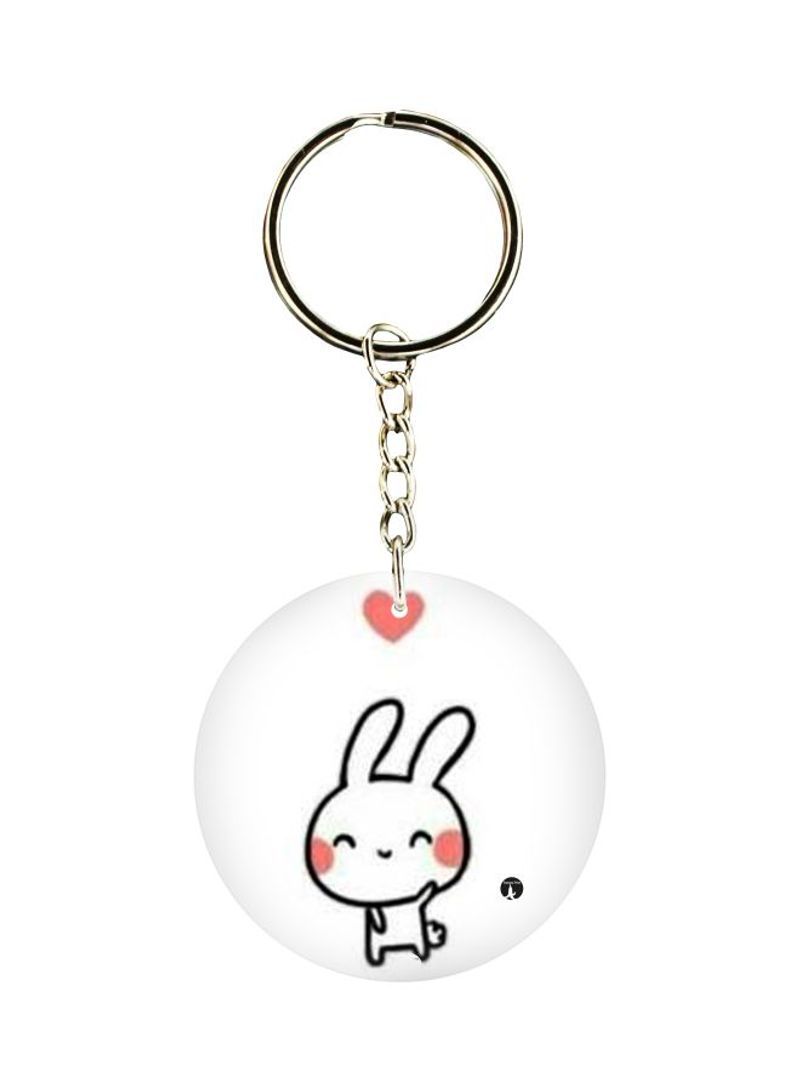 RKN Cartoon Printed Double Sided Keychain