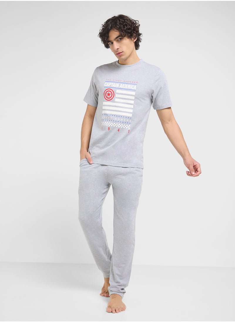 MARVEL Nightwear T-Shirt & Pants Set  - Image 1
