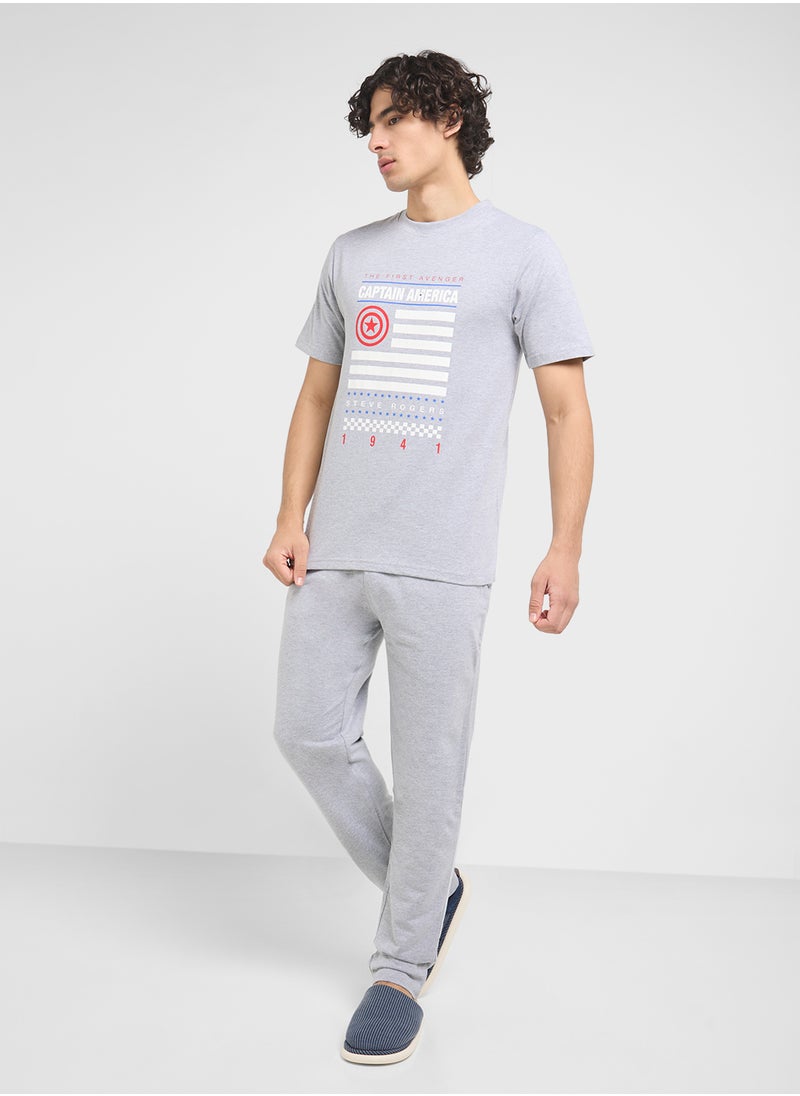 MARVEL Nightwear T-Shirt & Pants Set  - Image 5