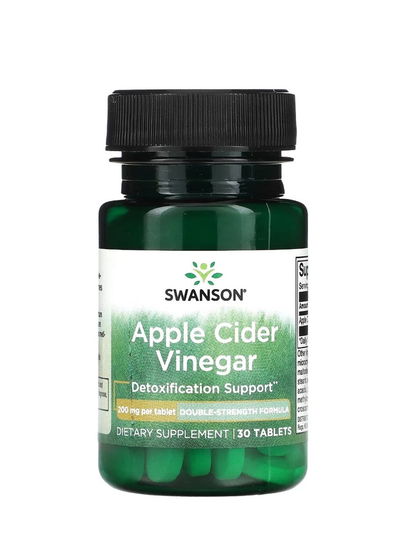 سوانسون خل التفاح 200 ملجم 30 قرص - Image 1