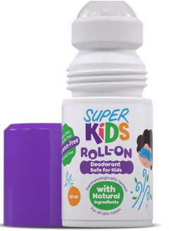 SUPER KIDS Super Kids Roll On Deodorant Safe For Kids Fragrance Free - 30ml  - Image 1