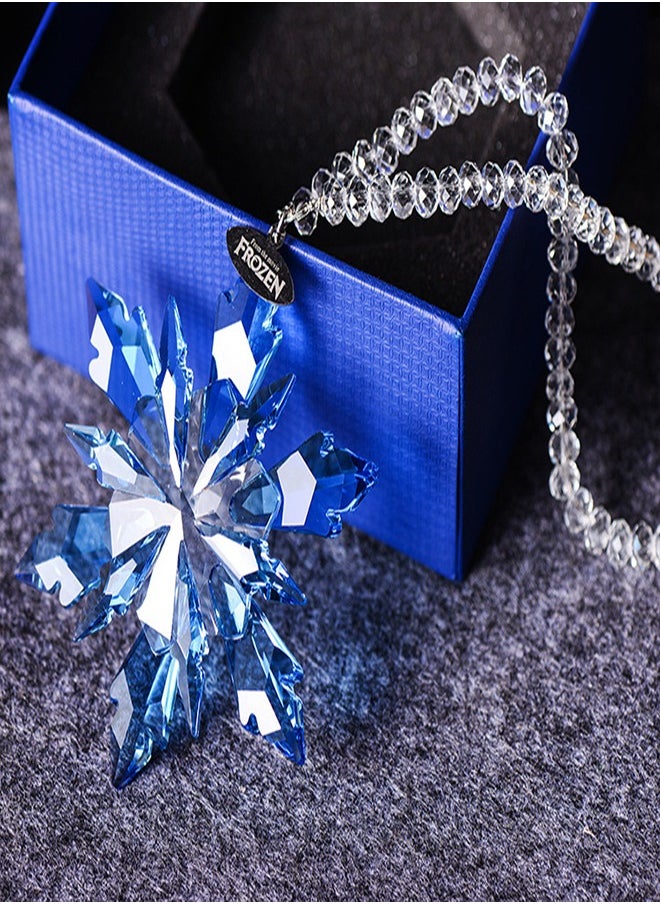 Disney FROZEN - Car Blue Crystal Pendant Rearview Mirror Pendant Car And Home Decoration Pendant - Image 1
