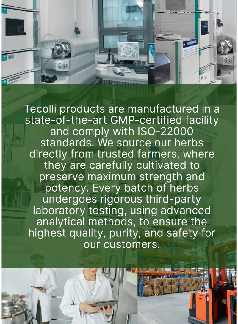 TECOLLI Pure Bhringraj Powder | For Hair Care | Promotes Healthy Scalp | Hair Growth | Premium Quality | Chemical free | Non Gmo -100g - Image 5