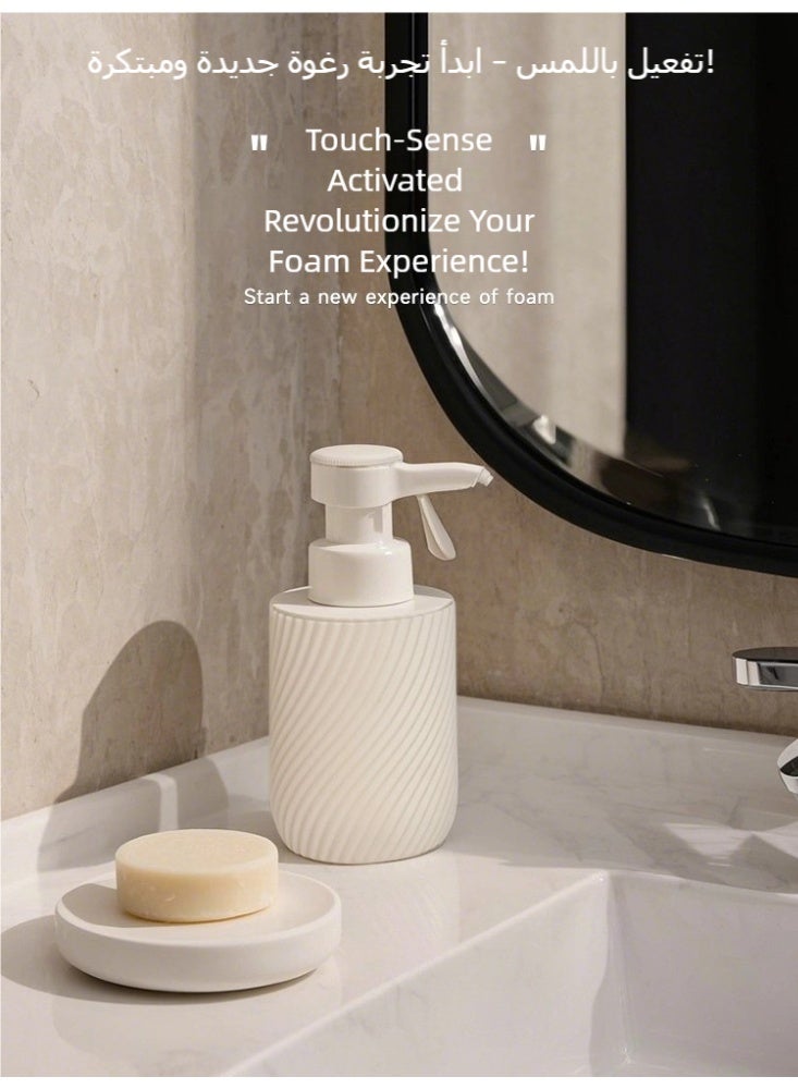 nehem Automatic Foam Cleanser  Machine Foaming Face Wash Dispenser - Bathroom/Face Wash Dispenser with Adjustable Foaming System Countertop Hand wash Soap Dispenser - Image 3