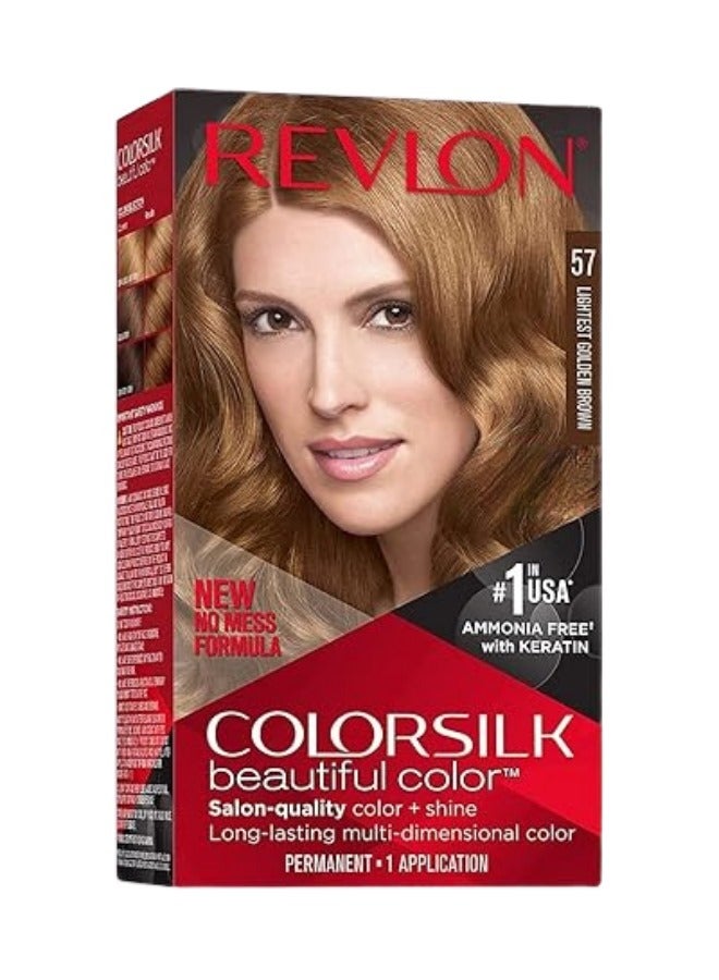 REVLON COLORSILK - LIGHTEST GOLDEN BROWN 57