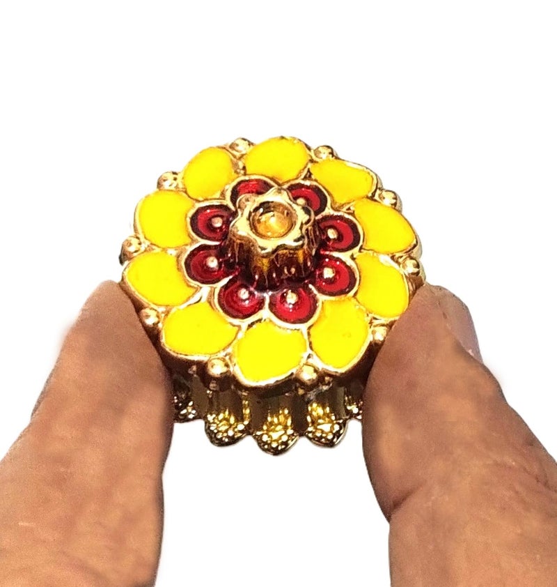 DeLegarde Red Sindoor Powder Small Fancy Gift box for Women Puja Tilak Suhaag Sindur 8 gm - Image 2