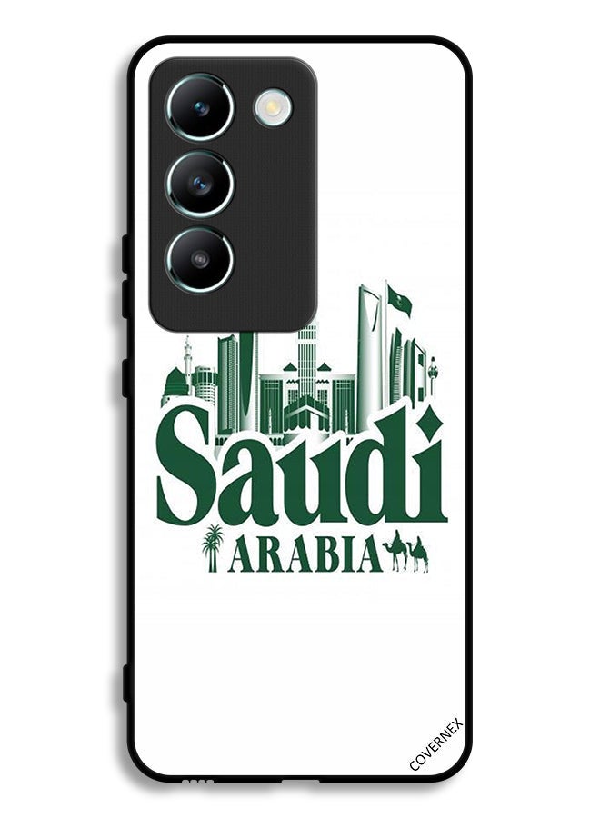 Covernex Vivo V30 Lite 4G Protective Case Cover Kingdom Of Saudi Arabia Artwork - Image 1