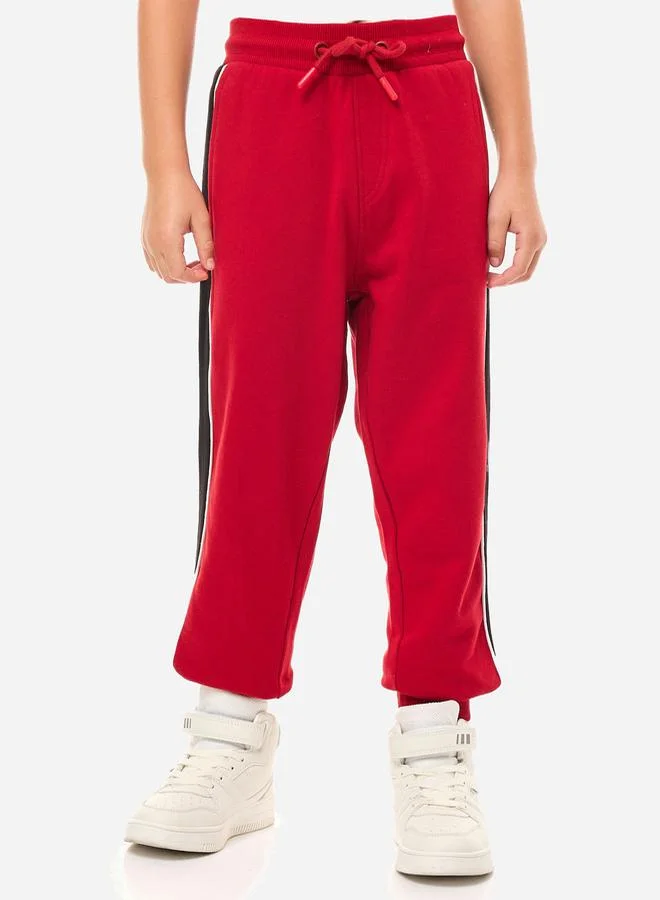 victor and jane Slogan Print Round Neck Sweatshirt & Joggers Set by Styli