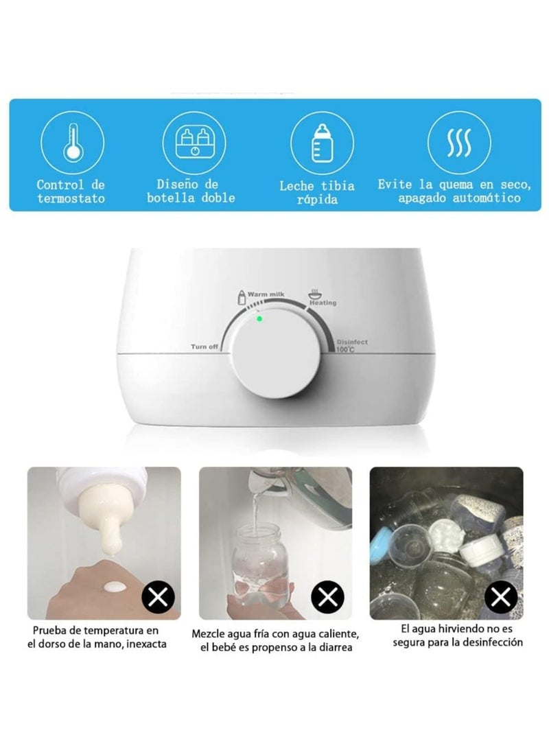 BLOOMING TIME 3-in-1 Baby Bottle Steam Sterilizer, Food Heater & Warmer – BPA-Free, Fast Warming for Breast Milk & Formula, Accurate Temperature Control - Image 5