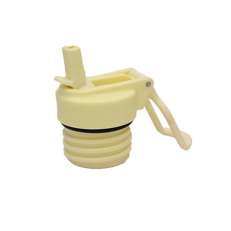 Pp Plastic Suction Nozzle Cover Sports Bottle Inner Middle Mouth Straw Cover Space Pot Vacuum Cup Cover Small Mouth Standard Mouth Transparent Cover - Image 1
