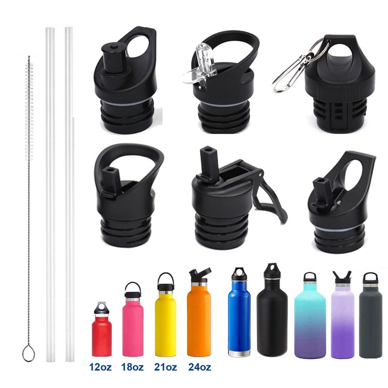 Pp Plastic Suction Nozzle Cover Sports Bottle Inner Middle Mouth Straw Cover Space Pot Vacuum Cup Cover Small Mouth Standard Mouth Transparent Cover - Image 3