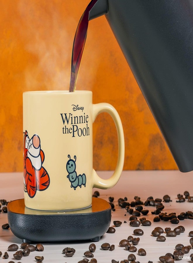 Uncanny Brands Disney Tigger 12oz Mug Warmer Set - Keeps Your Favorite Beverage Warm - Auto Shut On/Off - Image 1