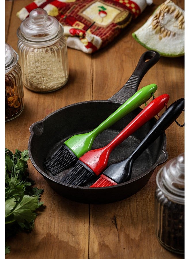 Clazkit Silicone Basting Brush, Stainless Steel Basting Brush with Silicone Bristles for BBQ/Grilling/Pastry/Turkey Baster, BPA Free- Red - Image 5