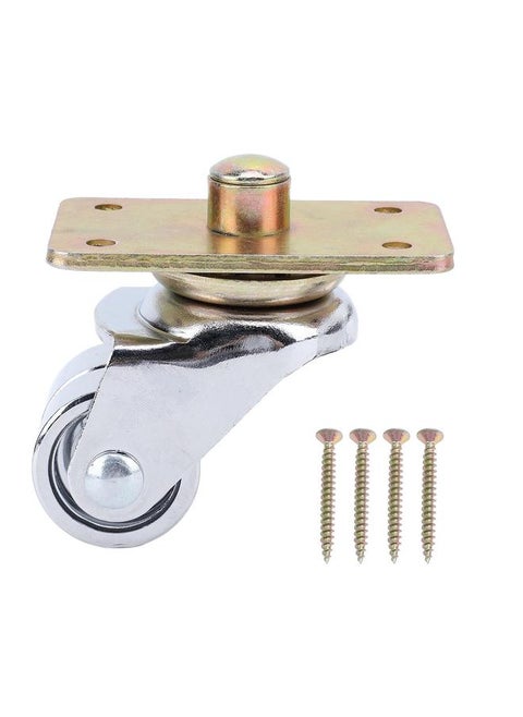 Upright Piano Wheel with Top Plate 360 Degree Rotation Caster for Piano Frame Home Furniture Bookshelf Sofa