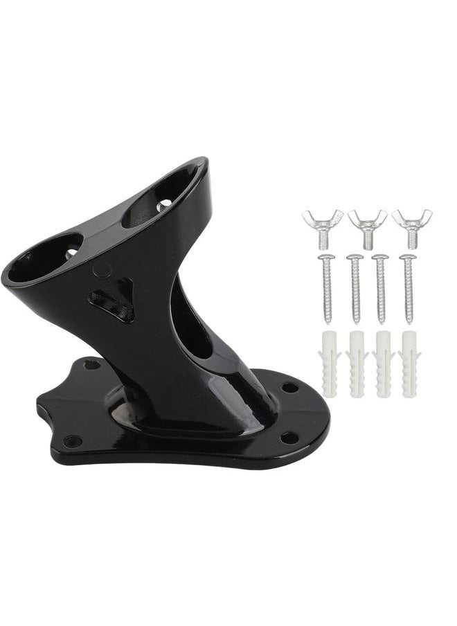 Flag Holder 2 Position Rust Proof 1in Inner Diameter Aluminum Alloy Flag Pole Bracket for Wall Roof Outdoor Railing Black - pzsku/Z2ECB15D9D2CD58F962F4Z/45/_/1734084106/074efc6d-ee21-4e4f-86ec-cabb362d5431