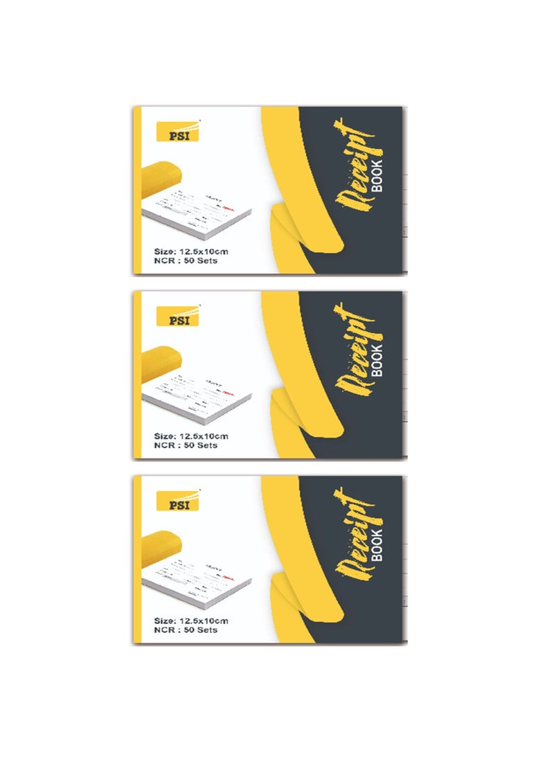 Psi - 3-Piece Receipt Book With 50 Sheets - Image 1
