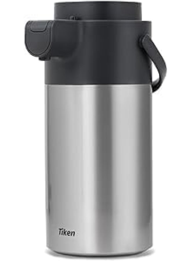 Tiken Airpot Coffee Dispenser with Pump - Coffee Carafes for Keeping Hot - Beverage Dispenser - 135oz/4L Thermal Coffee Carafe for Hot Liquids - Stainless Steel Insulated Coffee Thermos Carafe  - Image 4