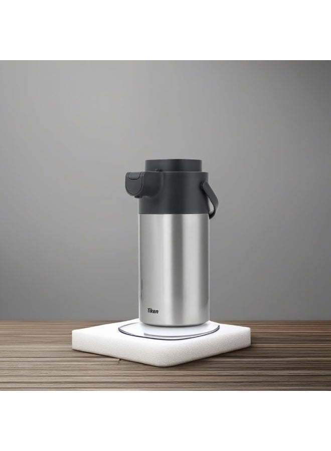 Tiken Airpot Coffee Dispenser with Pump - Coffee Carafes for Keeping Hot - Beverage Dispenser - 135oz/4L Thermal Coffee Carafe for Hot Liquids - Stainless Steel Insulated Coffee Thermos Carafe  - Image 5