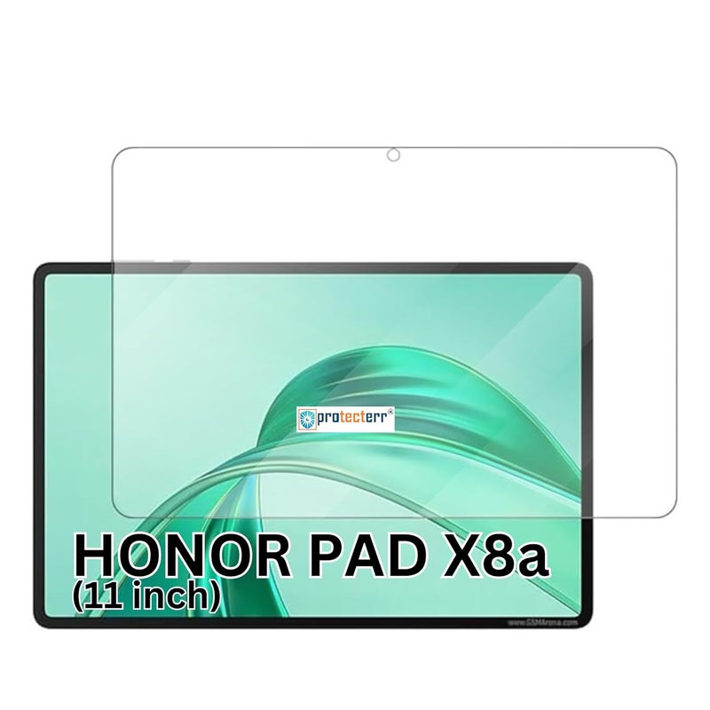 PROTECTERR 1 Pack | Screen Protector Guard for HONOR Pad X8a 11 inch - Ultra-Thin, HD Clear, 9H Hardness, Anti-Scratch, Bubble Free, Edge-to-Edge (Not a Tempered Glass) - Image 1