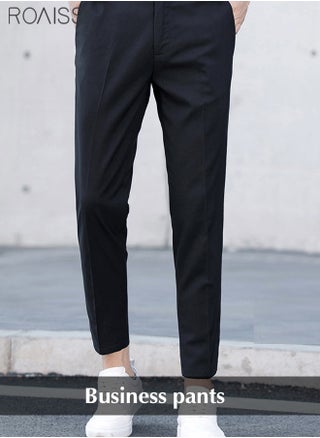 Men Ankle Length Business Suit Pants Simple Classic Slim Casual Trousers - pzsku/Z2ECB4C2B62B8F764877DZ/45/1746393133/877941fa-6dcc-47ce-97a1-8669ab03f3d1