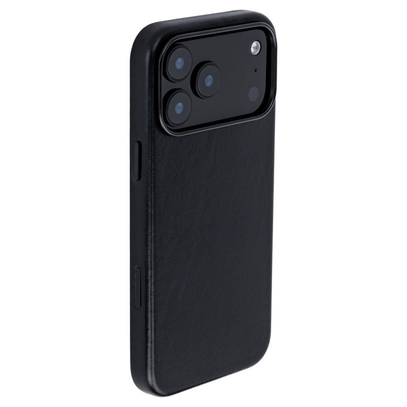 Dockem Genuine Leather Case for iPhone 17 Pro Max Compatible with MagSafe with Capacitive Camera Control Button MSGL Black - Image 2