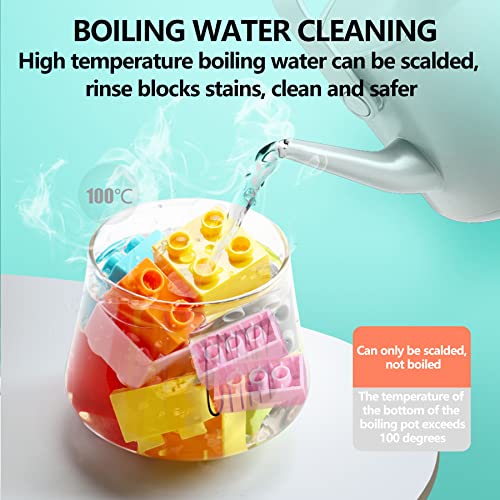 EKIND Regular Colors 8 Shapes Classic Educational Building Bricks Set Compatible with All Major Brands Cultivate Logic Creativity for Kids 300 Pcs - Image 5