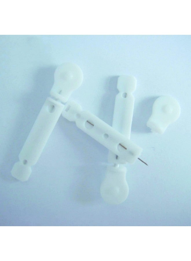 Madison Premium Flat Lancet Needle - Pack Of 100 Pieces (White Color) For Accu-Check Glucometer, Flat Lancets For Glucometer  - Image 3