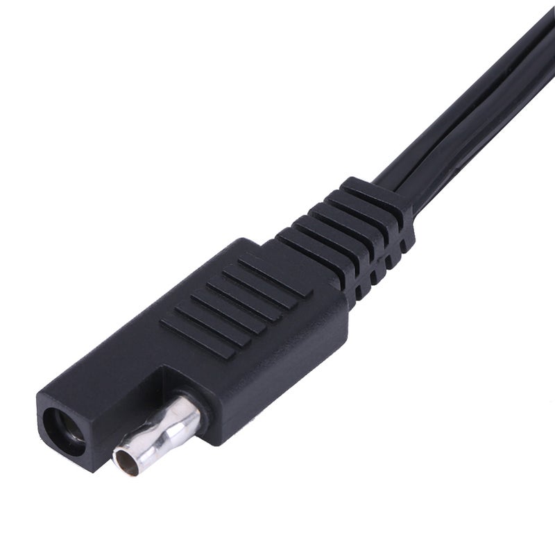مجموعة شاحن موتورسيكل مزدوج USB - تصميم غطاء مقاوم للماء والغبار، ومفتاح تشغيل، وسهولة التركيب، ومحول SAE إلى USB لبطارية موتورسيكل والهواتف ومعدات الملاحة العالمية (GPS والأجهزة التي تعمل بالـ USB - Image 3