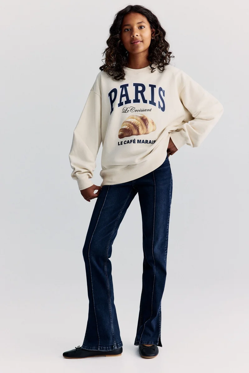 H&M Pintucked Slim Fit Jeans