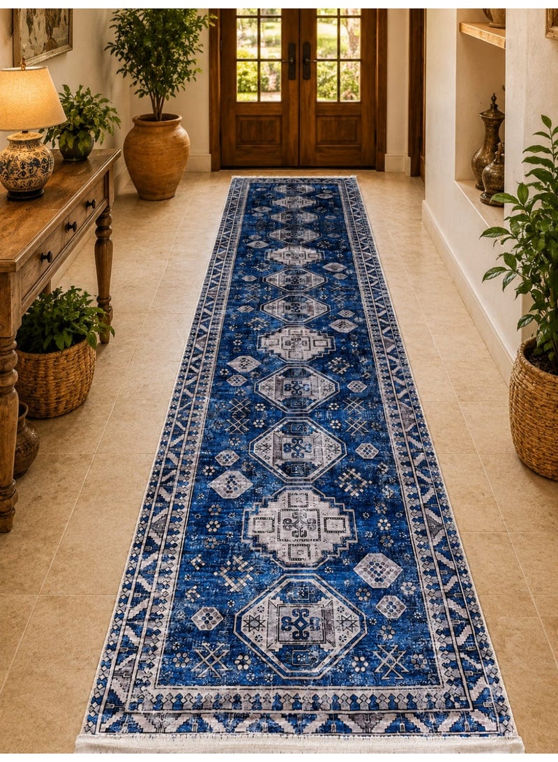 Long Hallway Runner Rug (400 x 90 cm) – Nano-ceramic finish, soft texture, and luxurious design. - Image 3